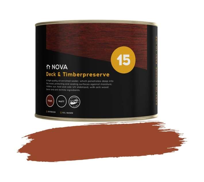 Nova 15 Deck and Timberseal - Teak (1L)