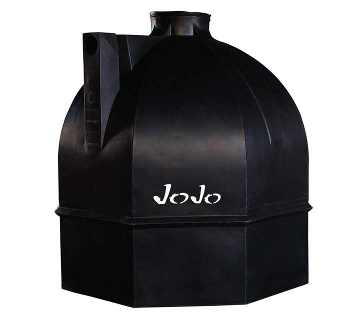JoJo 2500L Septic Tank - Black (1710 x 1550mm)