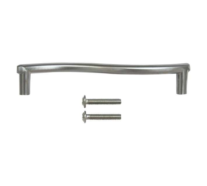 Home and Kitchen Curve Handle - Dull Chrome (96mm)