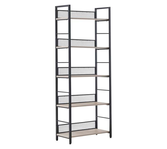 Home and Kitchen Irabu 5 Tier Bookshelf - Oak (280 x 600 x 1540mm)