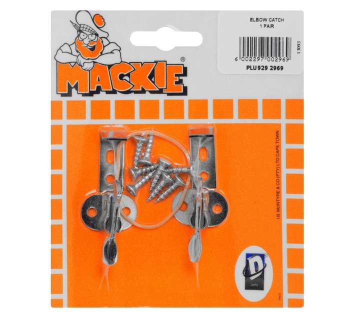 Mackie Nickle Plated Elbow Catch