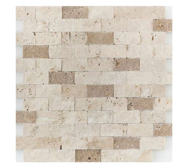 Fired Earth Mosaic 2 Clear Mix - Split Face (3 Pack)