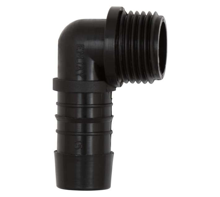 Emjay Insert Nylon Male Elbow (15mm)