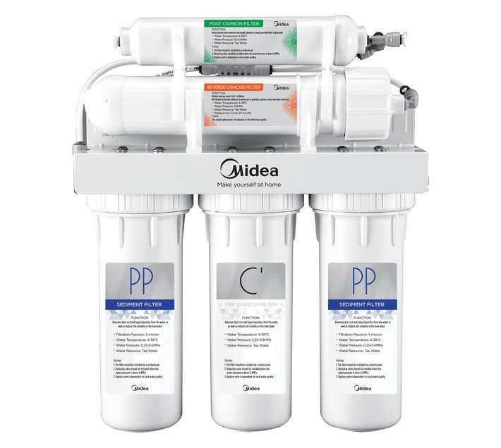 Midea 5 Stage Complete Water Filtration System - White