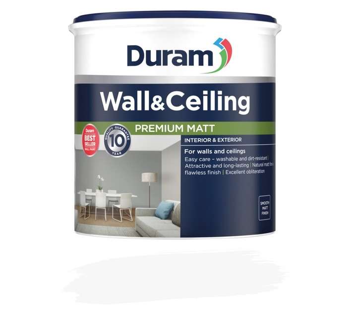 Duram Wall and Ceiling Premium Matt Clear Base (1L)