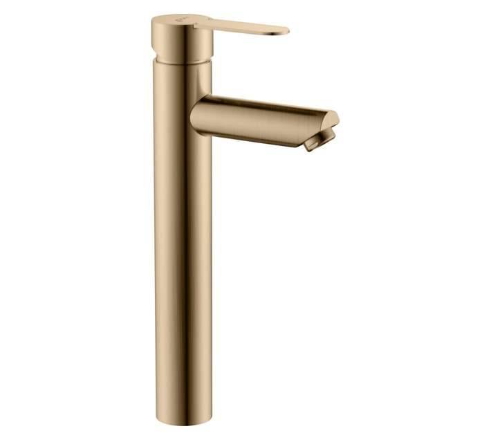 Icon Aquarius Raised Basin Mixer - Gold (145 x 43 x 300mm)