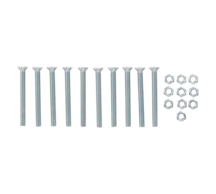 Eureka 5 x 50 Machine Screw and Nut Countersunk (8 Pack)