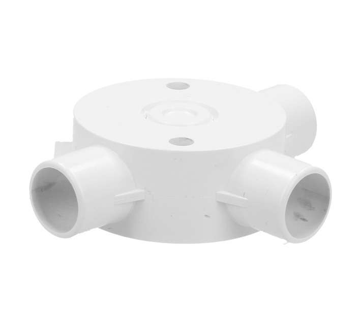 PVC Round Box 3 Way 20mm
