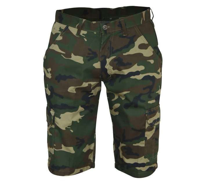 Beck Cargo Shorts 65/35 Poly Cotton - Camo (Size 40)