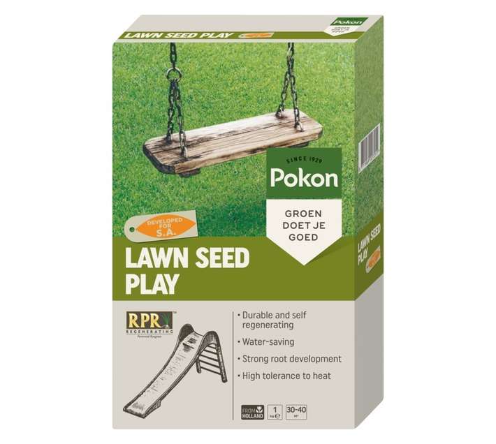 Pokon 7172 Lawn Seed Play - Green (1kg)