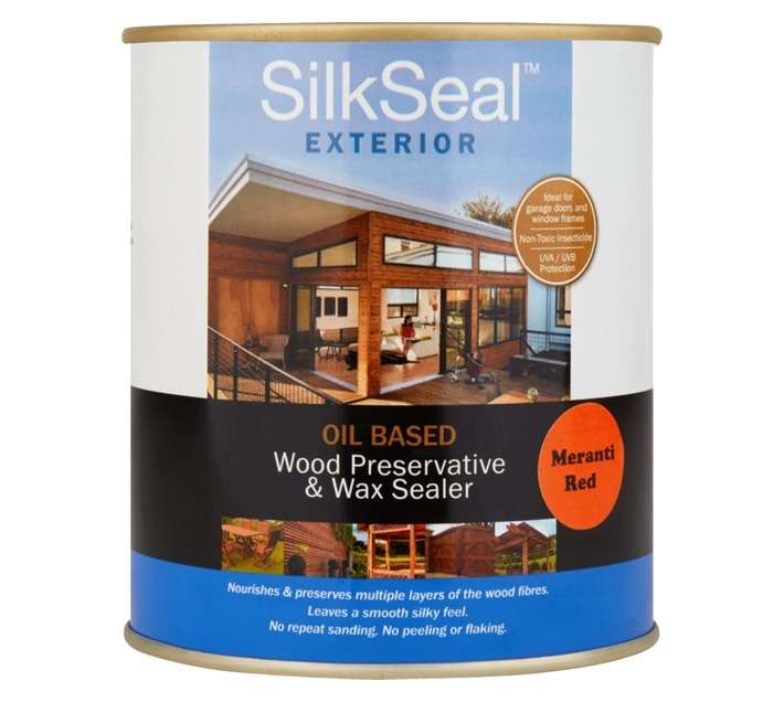 Silkseal Wood Preservative - Meranti/Red (1L)
