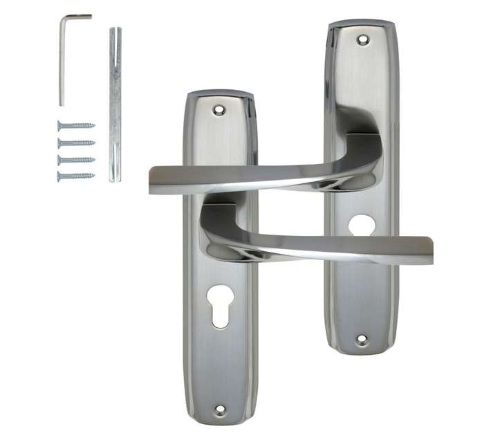 Dortello 10 Inch Mart Door Handle - Silver