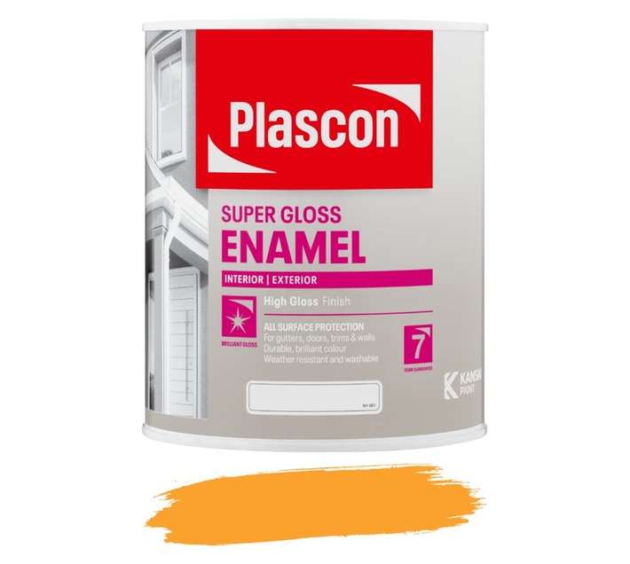 Plascon Super Universal Enamel Doors and Trims - Yellow (1L)