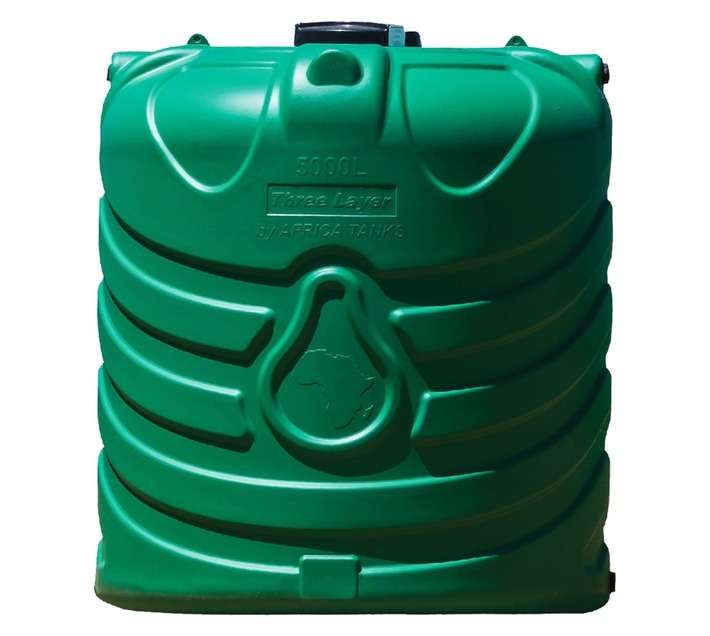 Africa Tanks Vertical Water Tank - Green (5000L)