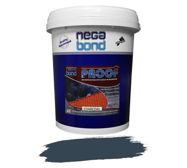 Megabond MBCH20 Fibre Reinforced Waterproofing - Charcoal (20L)