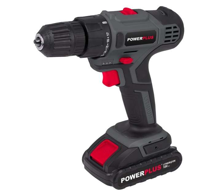 Power Plus Dual Power Cordless Drill Driver 18V POWX0069LI
