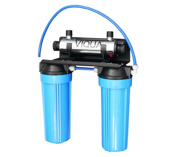 Parker Manufacturing UV Sterilizer Comp Mini Flow Water Filter - Blue (4L)