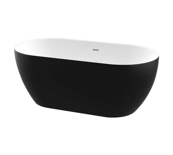 ASP Zala Freestanding Oval Bath - White (1430 x 740mm)