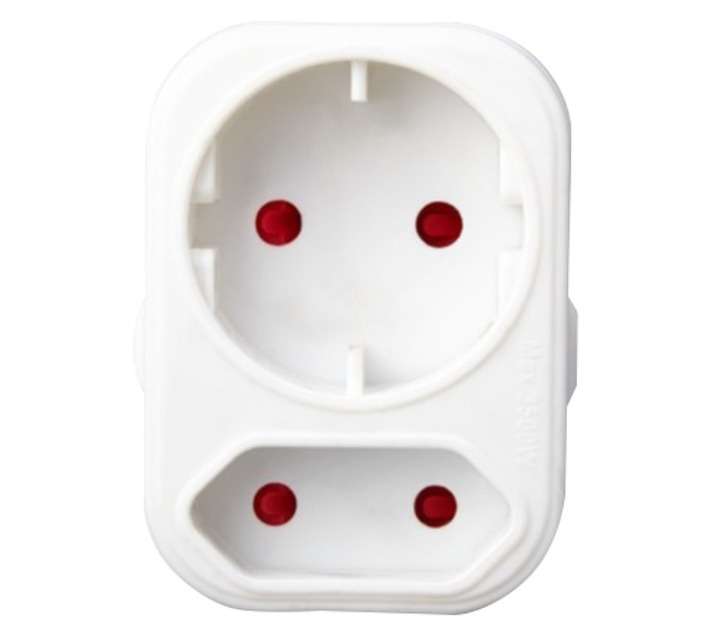 PowerWorx Round Shuko and Euro Adaptor