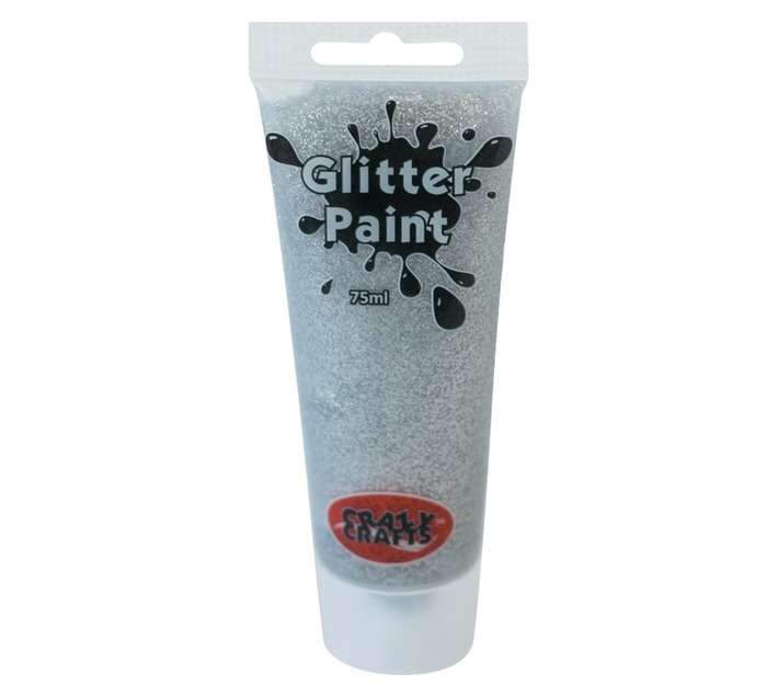 Glitter Paint - Silver (75ml)