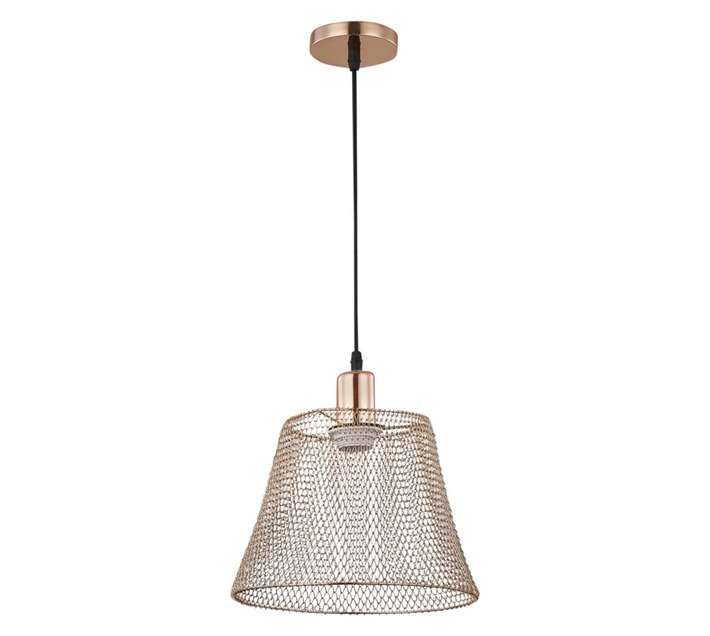 Bright Star Lighting 1 Light Mesh Pendant - Rose Gold (35W)