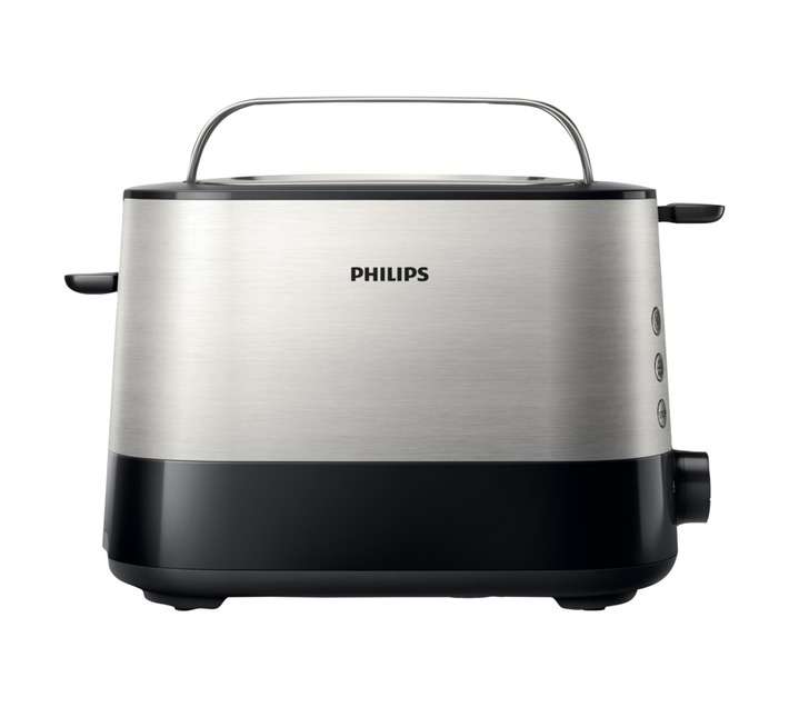 Philips HD2637/91 Viva Collection Toaster - Silver/Black