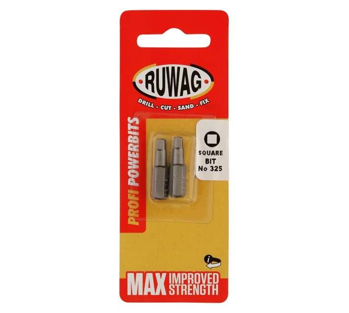 Ruwag No.3 Professional Power Square Bit (2 Pack)