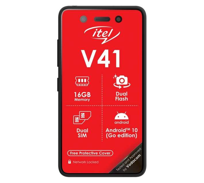 iTel V41 Smartphone - Black