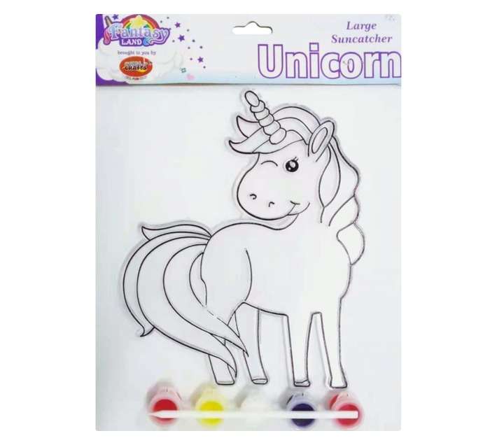 Crazy Crafts Large Unicorn Suncatcher