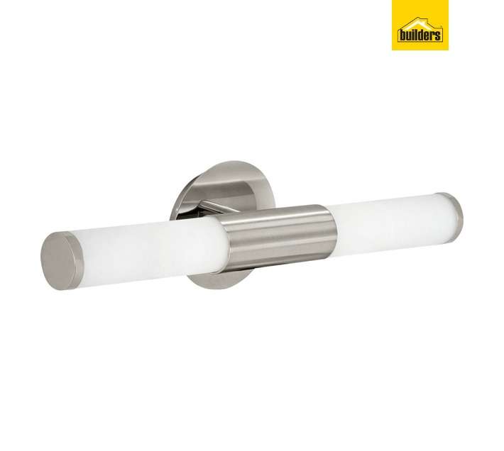 Eurolux Palmera Bathroom 2 Light Wall Light - Satin Chrome