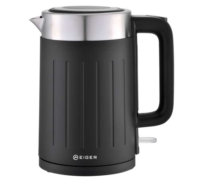 Eiger EG-SKS009 Linea Nero Kettle 1.7L - Black/Silver