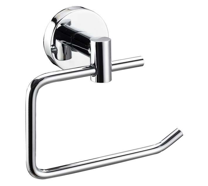 Raine Chrome Toilet Paper Holder - Silver