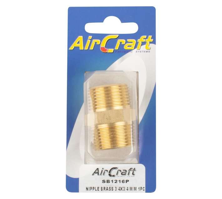 AirCraft Brass Nipple (3/4 Inch)