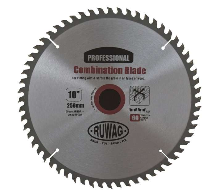 Ruwag RCSB25060 250mm TCT Z60 Professional Saw Blade
