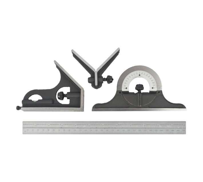 Accud Combination Square Set with Protractor