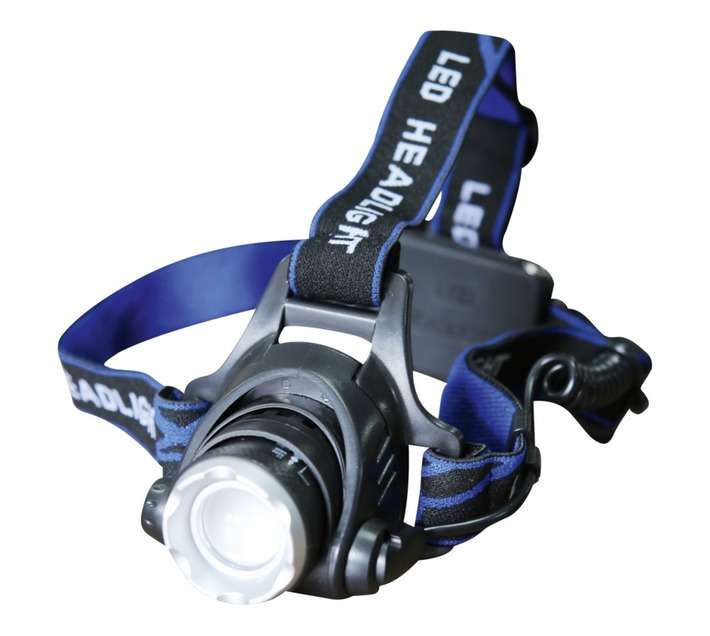 Camp Master Tactical LED Headlamp - Black/Blue
