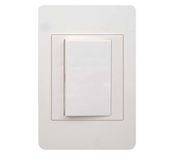 Design House 2 Lever DÃ©cor Switch - White (100 x 50mm)