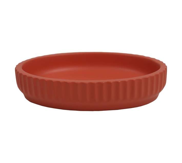 Lusso Soap Dish - Sandstone Orange