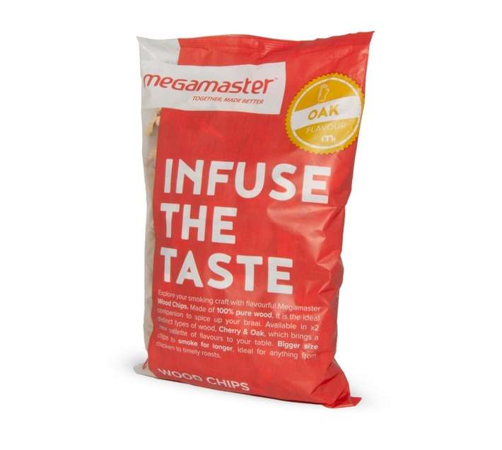 Megamaster Oak Wood Smoking Chips (60 x 135 x 290mm)