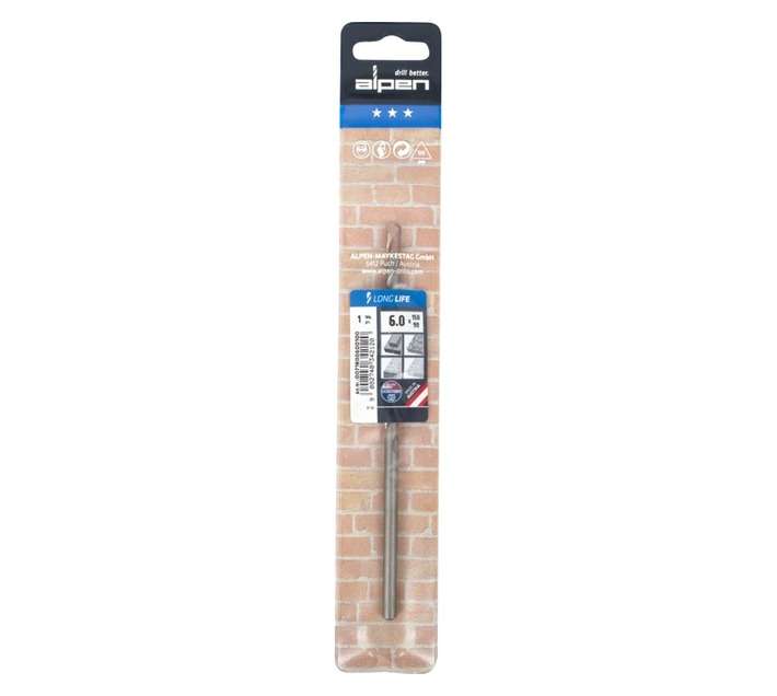 Alpen Long Life Masonry Drill Bit (150 x 6mm)