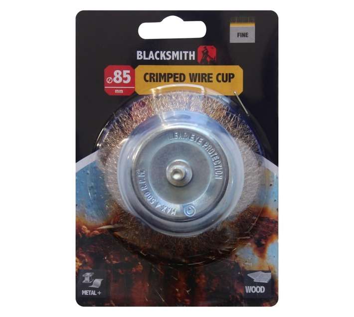 Blacksmith Crimped Fine Drill Wire Cup (85mm)