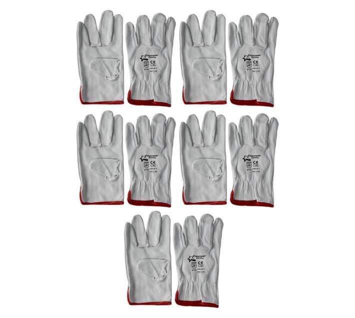 Hennox G012- 1 A Grade VIP Goat Skin Glove - White