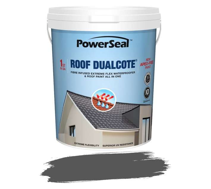 Powerseal Roof Dualcote - Charcoal (20L)