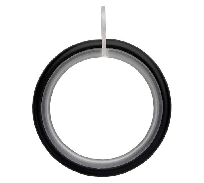 10 x Metal Rings - Black (25mm)