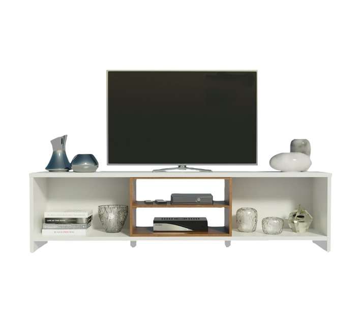Click Furniture Metz TV Unit - White (390 x 1800 x 480mm)