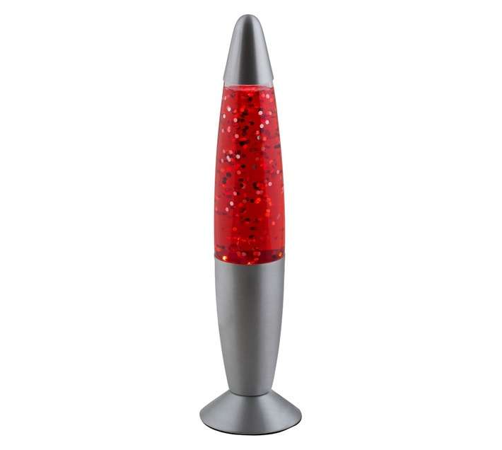 Eurolux H30RD Glitter Lamp - Red