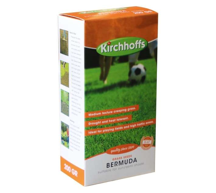 Kirchhoffs LG66027 Bermuda Grass Seeds - Orange/White (200g)