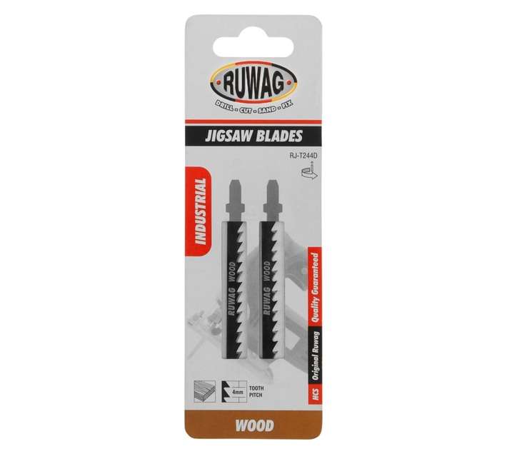 Ruwag RJ-T244D T-Shank Wood Jigsaw Blades (2 Pack)