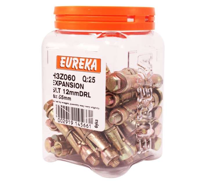 Eureka 6 x 55mm Expansion Bolt (25 Pack)