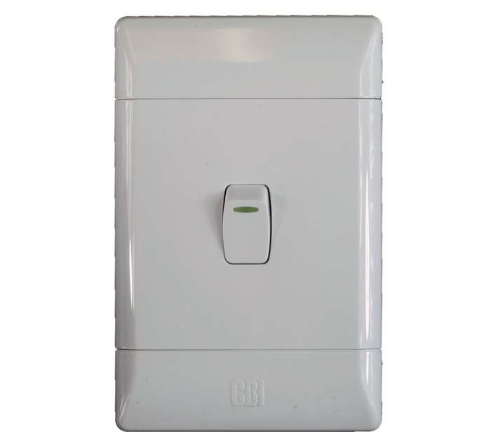 CBI 1Lever 1Way Switch - White
